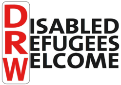 disabled refugees welcome logotyp
